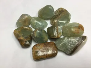 Tumbled Lemurian Aquatine Citrine