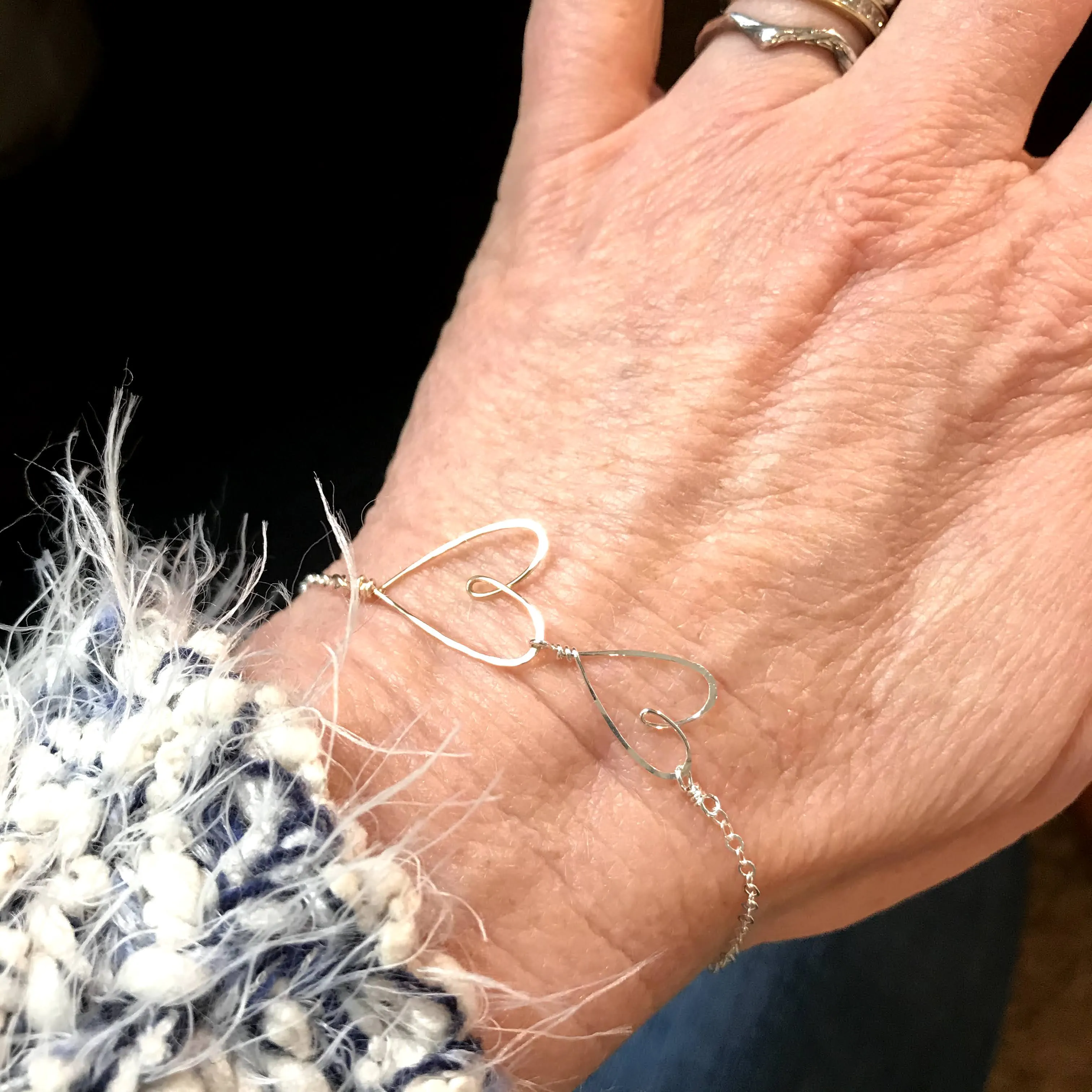 W-2 tiny hearts bracelet W-2THB-*