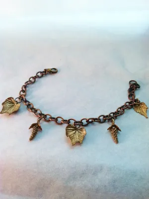 Wine Lover Charm Bracelet